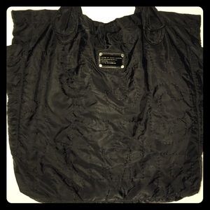 Marc Jacobs black nylon tote bag